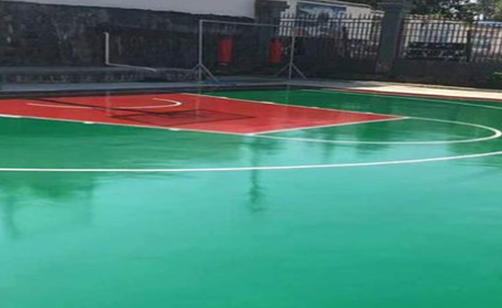 萍乡篮球场翻新地面
